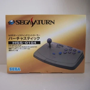 UNUSED SEGA Saturn Virtua Stick Controller rapid fire buttons HSS-0104 NEW Japan - Picture 1 of 10