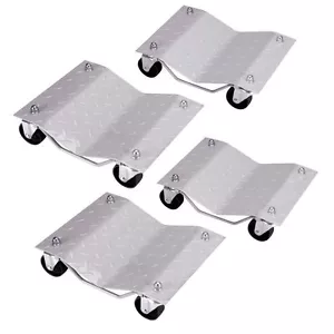 4 Piece Set Tire Wheel Dollies Dolly Heavy Duty Vehicle Car Auto Repair Diamond - Picture 1 of 1