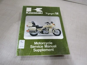 1987 KAWASAKI ZG1200 VOYAGER XII GENUINE SERVICE MANUAL SUPPLEMENT 99924-1089-51 - Picture 1 of 5
