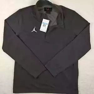 Jordan TEAM Mens Medium Dri-FIT Half-Zip Athletic Top Anthracite Gray DQ7913-060 - Picture 1 of 7