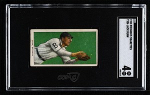 1909-11 T206 Piedmont 350 Back Jack Dunn SGC 4