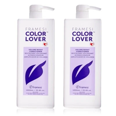 2 Bottles FRAMESI Color Lover Volume Boost Conditioner 33.8 fl oz/1000 ml - Image 1 of 3