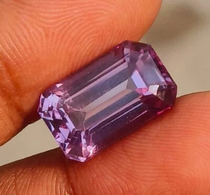 Alexandrit Smaragdschliff 100 % lose Edelstein 13 x 8 mm Vif 9,35 ct - Bild 1 von 11