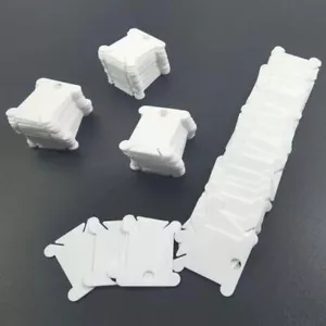 200pc Plastic Embroidery Floss Bobbins Cross Stitch Thread Holder Sewing Storage - Picture 1 of 14