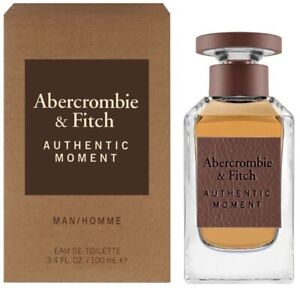 Authentic Moment by Abercrombie & Fitch cologne him EDT 3.3 / 3.4 oz New in Box