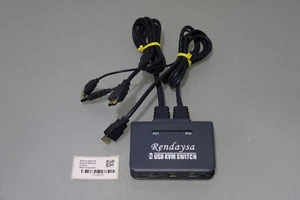 HDMI Switch KVM HD I 2 Ports für PC Multi-Computer - Bild 1 von 6