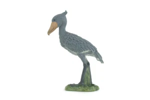 Shoebill Stork Toy, Hand Painted Realistic Rubber Bird, 3 Inches CH873 BB199 - Picture 1 of 10