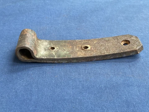 Antique Hand Forged Wrought Iron Barn Door Gate Hinge Hardware Reclaimed Part Cover