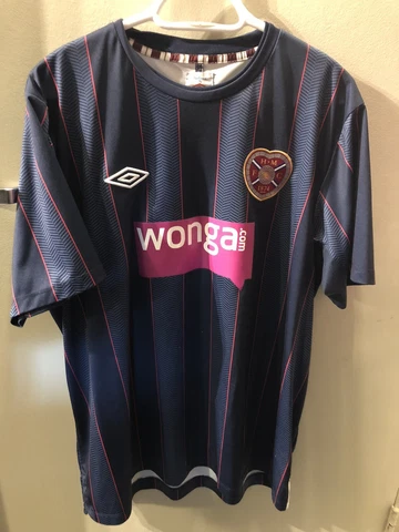 Heart Of Midlothian Hearts Football Soccer Shirt Away 2011-2012 Umbro XL Cover