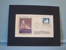 1885 - the Yacht "Puritan" wins the America's Cup & First day Cover  