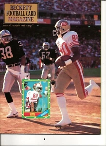 Beckett Football Card Monthly - October/1990 - Issue #7 - JERRY RICE - Picture 1 of 2