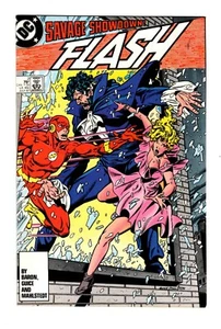 THE FLASH 2 (NM-), SAVAGE SHOWDOWN, VANDAL SAVAGE APPEARANCE (FREE SHIPPING) * - Picture 1 of 2