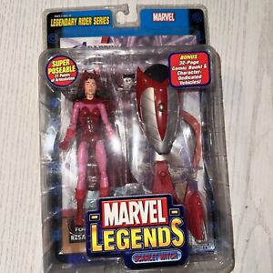 Marvel Legends Scarlet Witch Legendary Riders Series Figure Toy Biz 2005 New