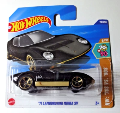 Hot Wheels - '71 Lamborghini Miura SV - HW '70S Vs. '90S 2025 - HYX73 - Immagine 1 di 3