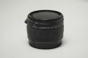 Pro Cambron 2x Mc7 Tele-Converter For Minolta MD (US SELLER)