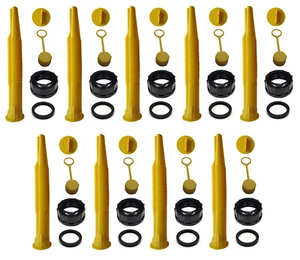 9-Pk SCEPTER GAS CAN SPOUTS & VENT KIT Moeller MIDWEST American IGLOO Eagle REDA - Picture 1 of 15