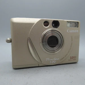 Canon Digital Camera PowerShot S20 3.3MP Silver Tested - Picture 1 of 9