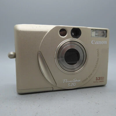Canon Digital Camera PowerShot S20 3.3MP Silver Tested - Image 1 of 4