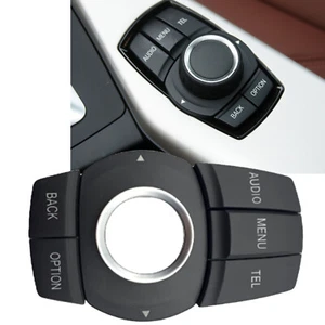 Black Multimedia Controller Mouse Buttons For BMW F32 F33 F36 F82 F83 2011-2020 - Picture 1 of 5