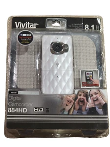 Vivitar Digital Camcorder 884HD 8.1 Mega Pixels 720P 4X Digital Zoom 2.2" Screen - Picture 1 of 12