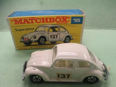 Matchbox Lesney 1968 No. 15 Volkswagen 1500 Saloon Superfast MIB - Image 1 of 4