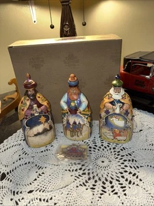 Jim Shore Heartwood Creek “Let Every Heart Prepare Him”Wisemen Nativity Set of 3 - Picture 1 of 19