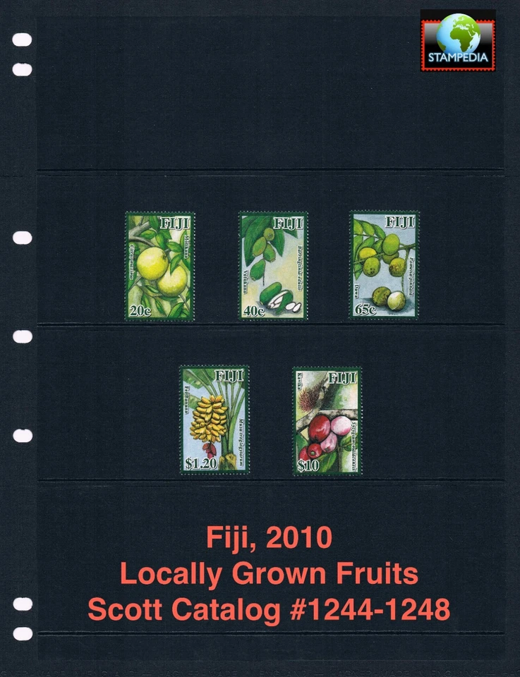 $14.50 Scott Value - 2010 FIJI Fruits South Pacific Bananas CV MNH NH UMM - Imagem 1 de 4