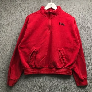 Nike Culture of Basketball 1/4 Zip Pullover Sweatshirt Girls Youth XL Logo Red - Picture 1 of 8