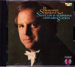 PROKOFIEV CD JAPAN IMPORT Symphony No.5, Leonard Slatkin Saint Louis S.O. - Picture 1 of 3