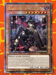 YUGIOH DIABELLSTAR THE BLACK WITCH QUARTER CENTURY SECRET RARE 1ST NM RA04-EN047 - Picture 1 of 2