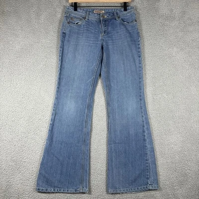 Pantalones de mezclilla vintage Paris azules acampanados talla 9 de colección talla Y2K (30x30) Foto 1 de 4