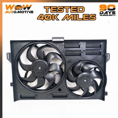 05-16 ASTON MARTIN V8 S VANTAGE DB9 4.7L RADIATOR COOLING DUAL FAN MOTOR OEM - Image 1 of 4