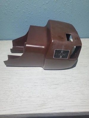 1986-1993 MAZDA B2200 B2600 STEERING COLUMN COVER SHELL BEZEL TRIM MAROON OEM - Image 1 of 4