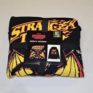 Felpa con cappuccio Stranger Things uomo X-Large Hellfire Club D&D stampa grafica con tasca - Foto 1 di 5