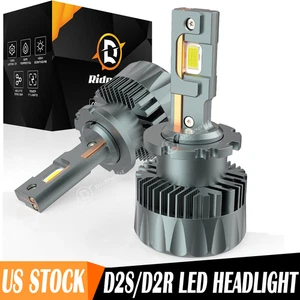 Juego de 2 bombillas LED D2S D2C D2R D2H 6000 K/haz alta baja súper brillante - Imagen 1 de 17
