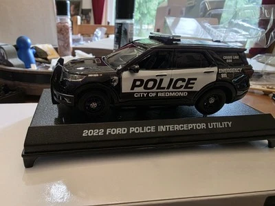 City Of Redmond Police Ford Interceptor 2022 1/43 Scale Custom Diecast  - Image 1 of 4