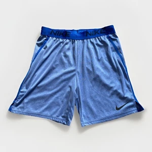 Pantalones Cortos para Correr Nike Dri-fit Azul Malla Para Hombres L Forrados Elásticos Atléticos Gimnasio Swoosh - Imagen 1 de 14