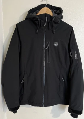 O’Neill Hyperdry Ski Snowboard Jacket Women’s L Black Firewall Hood Jeremy Jones - Image 1 of 4