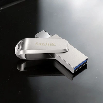 SanDisk 128GB USB 3.2 G 1 OTG Flash Drive – Type-C & A, Metal, Android... - Image 1 of 4