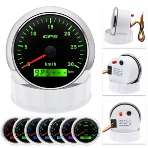 Velocímetro GPS Universal 85mm 0-30KM/H Medidor para Marina Barco Coche Camión - Imagen 1 de 17