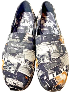 Toms Star Wars Darth Vader Gr. 10 M Slipper Loafer Style Schuhe - Bild 1 von 7