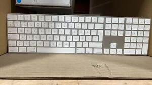 Teclado inalámbrico Apple Magic A1843 teclado numérico Bluetooth MQ052LLA plateado - Imagen 1 de 4