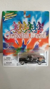 Rare! Johnny Lightning "Grateful Dead" '66 Cadillac Hearse Carded - Picture 1 of 6