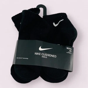 Nike Dri-Fit Performance Basic No Show (Toddler/Little Kid) | Sz 5-7 - Picture 1 of 2
