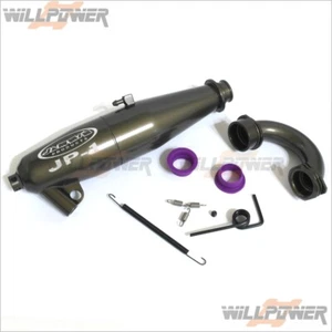 1/8 Exhaust Pipe Hard-Coated #JP-1 (RC-WillPower) HongNor - Picture 1 of 2