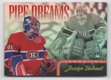 1996-97 Donruss Between the Pipes Jocelyn Thibault /4000 Montreal Canadiens #7