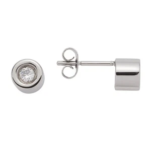 ENERGETIX Bingen * zarter Ohrstecker m. Zirkonia * Magnetschmuck #BeMyValentin - Bild 1 von 2