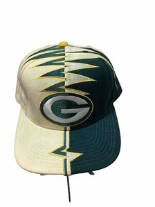 NFL Pro Line Shock Wave Green Bay Packers 90’s Cap Hat White RN67879 H7 - Picture 1 of 13