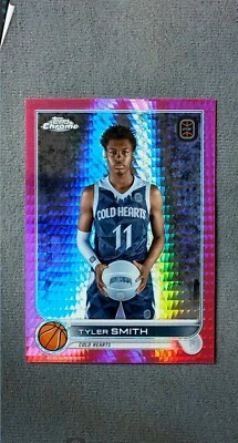 2022-23 Topps Chrome OTE Pink Prism Refractor #74 Tyler Smith Cold Hearts /150 - Image 1 of 2