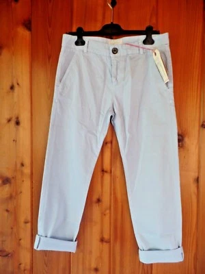 New Current Elliott The Military Captain Trouser Light Blue Size 2 $188 - Image 1 of 4